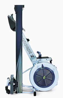 concept2 model d indoor rowing machine folded