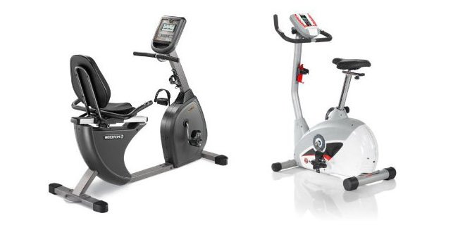 Recumbent vs Upright exercise bikes